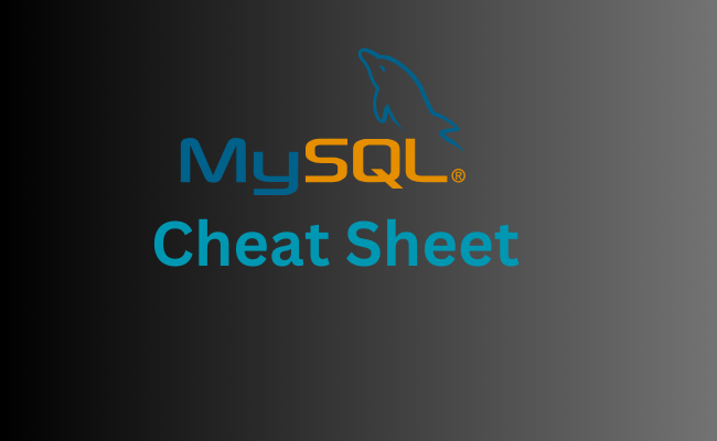 mysql-cheat-sheet